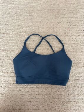 navy sports bra